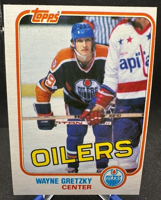 1981-82 Topps #16 Wayne Gretzky cartão de 3º ano Edmonton Oilers - Imagem 1 de 4
