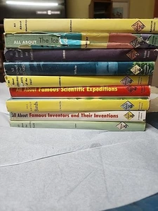 All About Children's Book Series Lot of 8 Random House Hardcover 1950's mix # - Picture 1 of 19