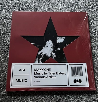 MAXXXINE - Vinyl Soundtrack LP LIMITED 2x RED GLITTER - Tyler Bates - Image 1 of 3