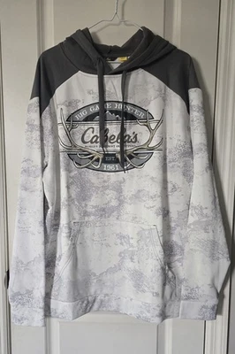 Cabela's Big Game Hunter Camouflage Hoodie with Kangaroo Pocket Size L - Image 1 of 4