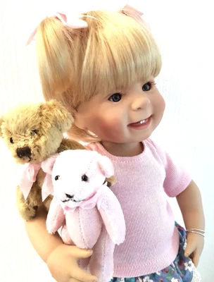 New Amelia by Dianna Effner Full Vinyl Artist Doll, 32cm, Certificate, New - Image 1 of 4