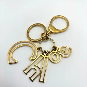 Portachiavi logo Chloe con portachiavi oro made in France - Foto 1 di 5