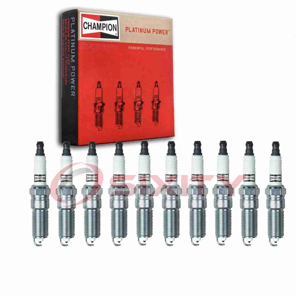 10 件 Champion 白金火花塞适用于 2013 - 2014 SRT Viper 8.4L V10 bt — 第 1/4 张图片