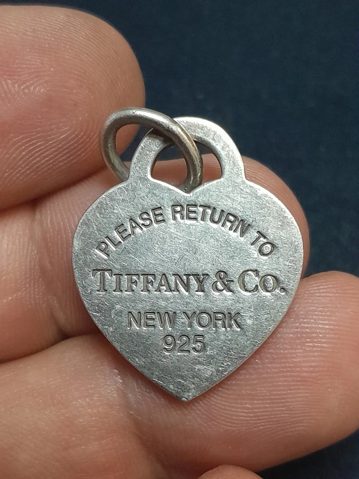 Grande, Iconico ciondolo a forma di Cuore Tiffany & Co XL. Argento 925. - Immagine 1 di 4