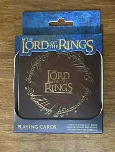 Lord of the Rings Playing Cards by Paladone (2020) 52 Card Pack + 2 Jokers & Tin - Picture 1 of 5