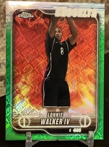 2024-25 Topps Chrome Lonnie Walker IV Green Topps Refractor #180 Brooklyn Nets - Bild 1 von 2