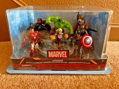 *NEW* AVENGERS DELUXE FIGURINE SET Marvel Disney - 4” Action Figure Set - Image 1 of 4