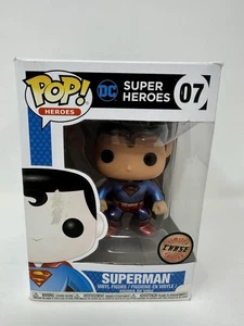 Funko Pop CHASE DC Super Heroes Superman Metallic Figure 07 - Box Damage - Picture 1 of 19