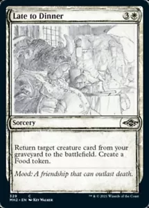 FOIL Late to Dinner (Showcase) | MtG Magic Modern Horizons 2 MH2 | English |NM-M - Picture 1 of 1