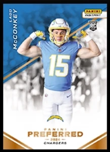 Ladd McConkey RC 2024 Panini Instant NFL Preferred #TP-18 from 32card Rookie Set - Bild 1 von 2