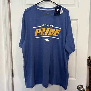 Camicia Hofstra University Pride 2XL Heather blu giallo campione nuova - Foto 1 di 4