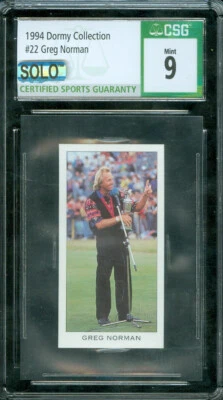 1994 DORMY ERROR SET # 22 GREG NORMAN HOF CSG 9  MAC SOLO FINEST GRADE * - Image 1 of 2