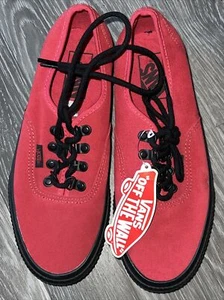 Vans Plateau Sneaker Rot Schwarz Rococos 2 Creepers Schnürschuhe Neu Größe 5 UK - Bild 1 von 10