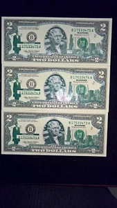 2 DOLLAR BILL. SERIES A 2003 ILLINOIS - Picture 1 of 6