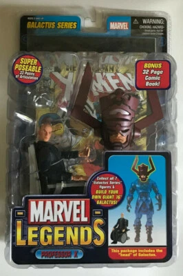 DE COLECCIÓN LEYENDAS DE MARVEL SERIE GALACTUS PROFESOR X CON PIEZA BAF TOYBIZ 2004 Foto 1 de 2