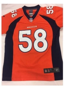 Nike On Field Wes Welker Denver Broncos Football Jersey NFL Youth Medium - Picture 1 of 9