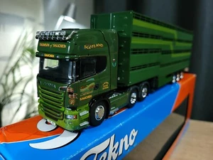 Tekno Scania R580 Thomson of Sauchen, Scotland Livestock Transporter. New. Rare - Picture 1 of 16