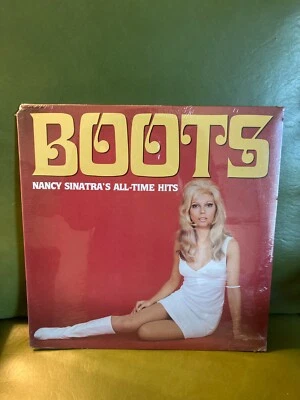 NANCY SINATRA LP BOOTS ALL-TIME HITS LP Vinyl 1986 RHINO RNLP 70227 Sealed New! - Image 1 of 2