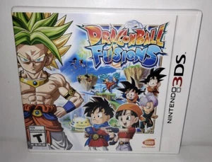 Dragon Ball Fusions Nintendo 3DS étui d'origine manuel de jeu DBZ rare Bandai Namco - Photo 1/19