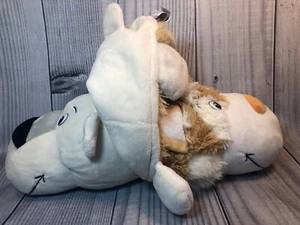 FLIPAZOO Tan Hazel Husky Urso Polar Bear Two in One Plush 16" VGUC - Picture 1 of 11