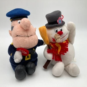 Vtg CVS Frosty The Snowman Plush 1990s Stuffins Traffic Cop - Picture 1 of 7