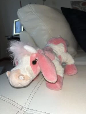 Retired Ganz Webkinz Strawberry Cow Plush NO CODE HM500 EUC - Image 1 of 4