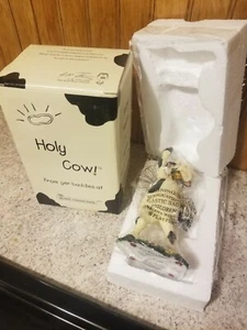 Retired Boyds Holy Cow Collection "Disco" Winged Bovine Bobble Head - New - Picture 1 of 2