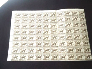 1960 5D  Australian Melbourne cup Anniversary sheet  block 80 Stamps MUH - Bild 1 von 2