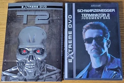 Terminator 2 T2 Extreme DVD 2 Disk Set Steelbook Slipcase Metal 3D - Image 1 of 4
