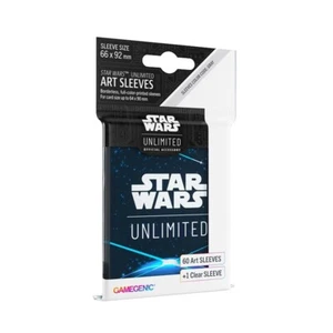 Star Wars Unlimited Space Blu Sleeve NEW Sealed Gamegenic - Imagen 1 de 2