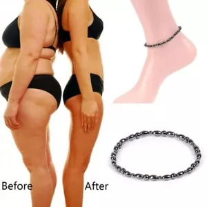 Magnetic Round Anklets Fashion Trendy Feet Ankle Bracelets Men Women Jewelry 1pc - Picture 1 of 12