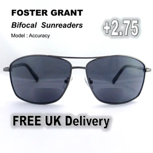 Foster Grant 'ACCURACY' Bifocal Reading Sunglasses +2.75  BF474 - Picture 1 of 7