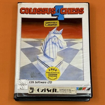 Colossus Chess 4 Ozisoft Australia For Commodore 64 C64 Tape In Box Working - Image 1 of 4