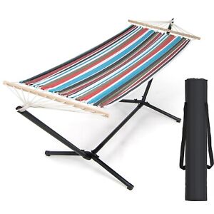 Hammock with Stand Heavy Duty Stand with Portable Hammock Carrying Case 150 kg