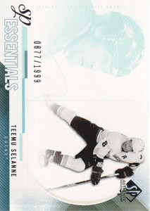 2010-11 SP Authentic Hockey #152 Teemu Selanne ESS 0877/1999