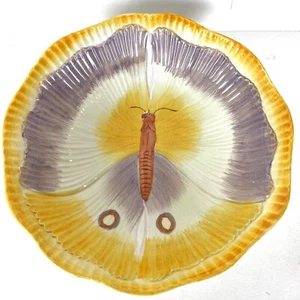 San Marco Nove Italy Large Pottery Butterfly Serving Bowl 9347 - Picture 1 of 3