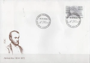 A5 Finland 1984, FDC - 10.10.84, Aleksis Kivi. - Picture 1 of 1