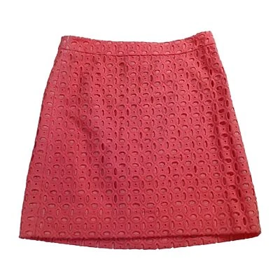 Женская мини-юбка-карандаш J Crew размер 00 розовая с исследованной подкладкой из хлопка  - Изображение 1 из 4