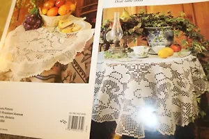 Coats Opera Crochet Pattern Intermezzo Oval Table Cloth  - Picture 1 of 1