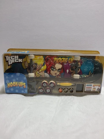 Tech Deck 2002 NIB Hook-Ups 27cm Hand Board Cover