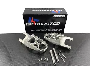FITS Adventure Sport Honda CRF1000L Africa Twin Foot Pegs WIDE Billet Aluminum - Bild 1 von 3