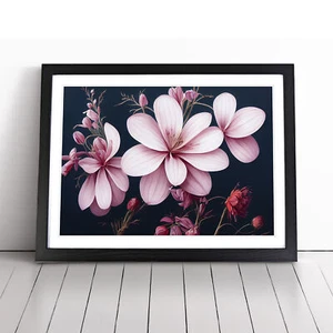 Inspiring Flowers Framed Canvas Wall Art Print Poster Picture, Home Decor - Picture 1 of 8