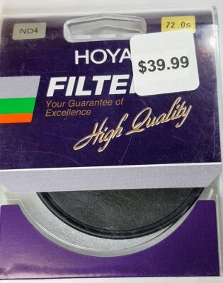 72mm Genuine Hoya ND4 ND 4 Lens filter 72 mm Neutral Density ND4X ND 4X Japan - Image 1 of 4