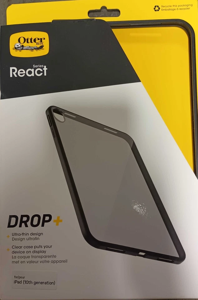 Otterbox Case for Apple iPad 10th generation - React Series - Black Crystal