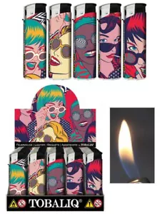 50 Feuerzeuge im Theken Aufsteller - 5 versch Sun Glasses (Sonnenbrille) Motive - Bild 1 von 12