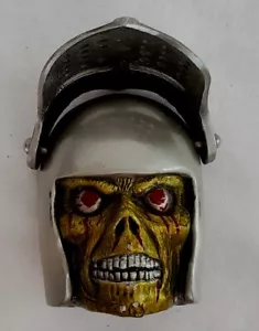 1998 GREAT AMERICAN PRODUCT IRON MAIDEN EDDY MEDIEVAL HELMET SKULL BELT BUCKLE - Picture 1 of 13