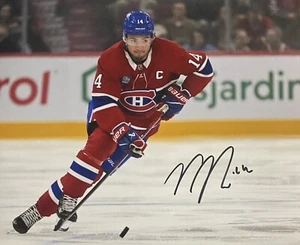Nick SUZUKI Signed 8x10 Photo! MONTREAL CANADIENS SUPERSTAR CAPTAIN! W/COA - Bild 1 von 2