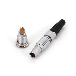 Push Pull 0B FGG EGG 6-Pin 9mm Panel Mount Male and Female Cable Plug Connector - Picture 1 of 6