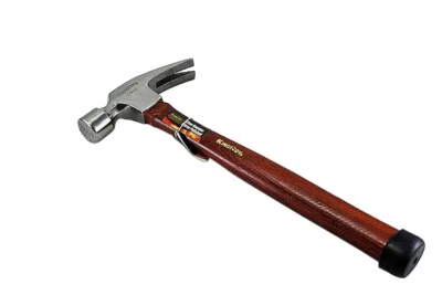 Heavy Duty Claw Hammer Hickory Wood Handle 16oz or 24oz Bent or Straight Jaw - image 1 of 3