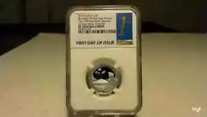 2019-S Silver Quarter Am MEM Pk HP PF70UC NGC FDOI - Foto 1 di 2